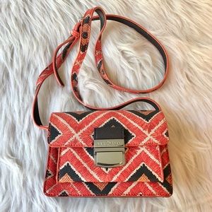 Maliparmi Italian Diamond Geometric Crossbody Bag